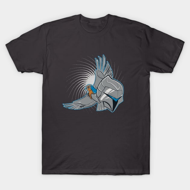 Hawk Of Silver T-Shirt by RjohnArt